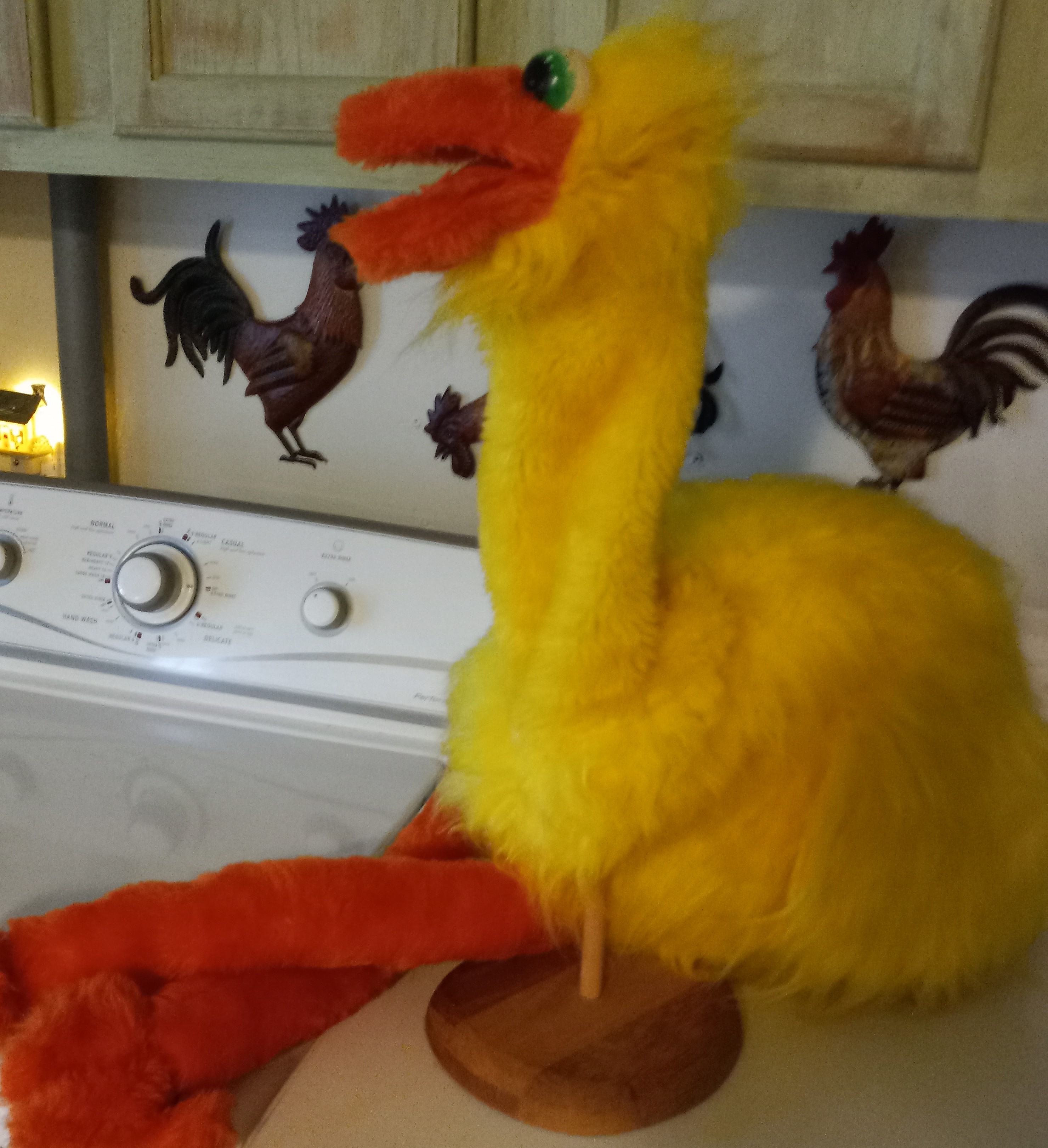 Yellow Bird Ventriloquist Puppet