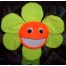 Blacklight Yellow field flower puppet 